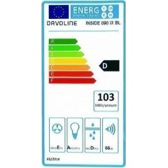 DAVOLINE ΕΝΤΟΙΧΙΖΟΜΕΝΟΣ ΑΠΟΡΡΟΦΗΤΗΡΑΣ INSIDE 90 IX/WH DAVOLINE ΕΝΤΟΙΧΙΖΟΜΕΝΟΣ ΑΠΟΡΡΟΦΗΤΗΡΑΣ INSIDE 90 IX/WH